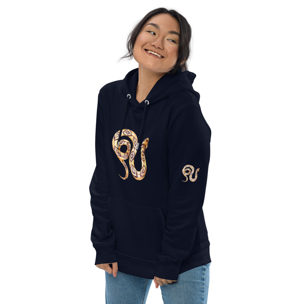 Comfortable Unisex Essential Eco Hoodie Snake Perfect for the Eco-Conscious Buyer