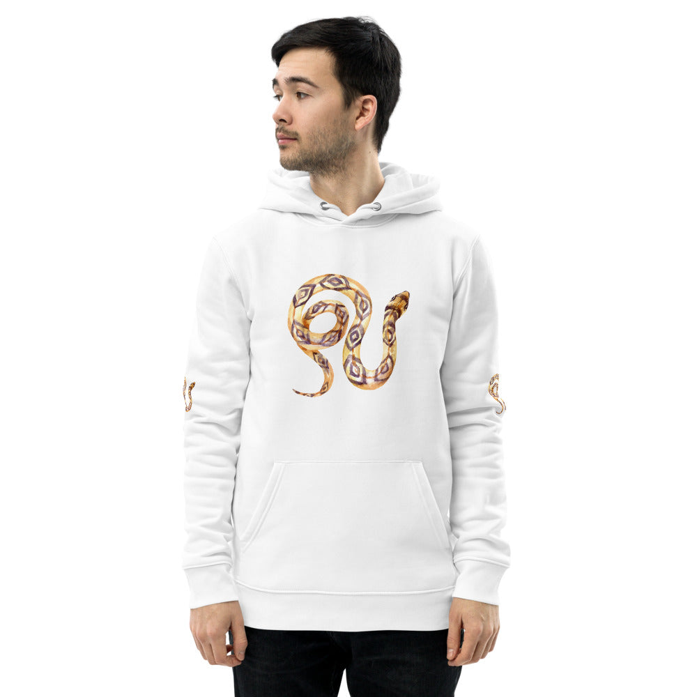 Comfortable Unisex Essential Eco Hoodie Snake Perfect for the Eco-Conscious Buyer