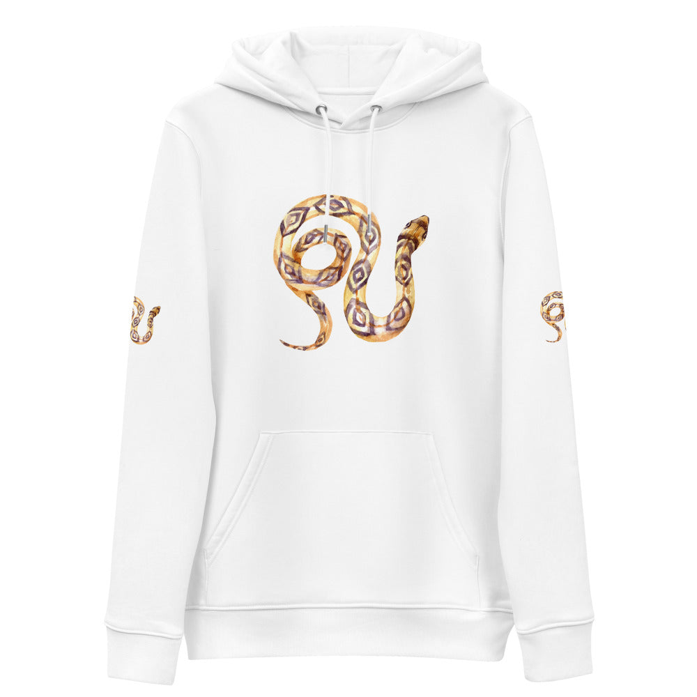 Comfortable Unisex Essential Eco Hoodie Snake Perfect for the Eco-Conscious Buyer
