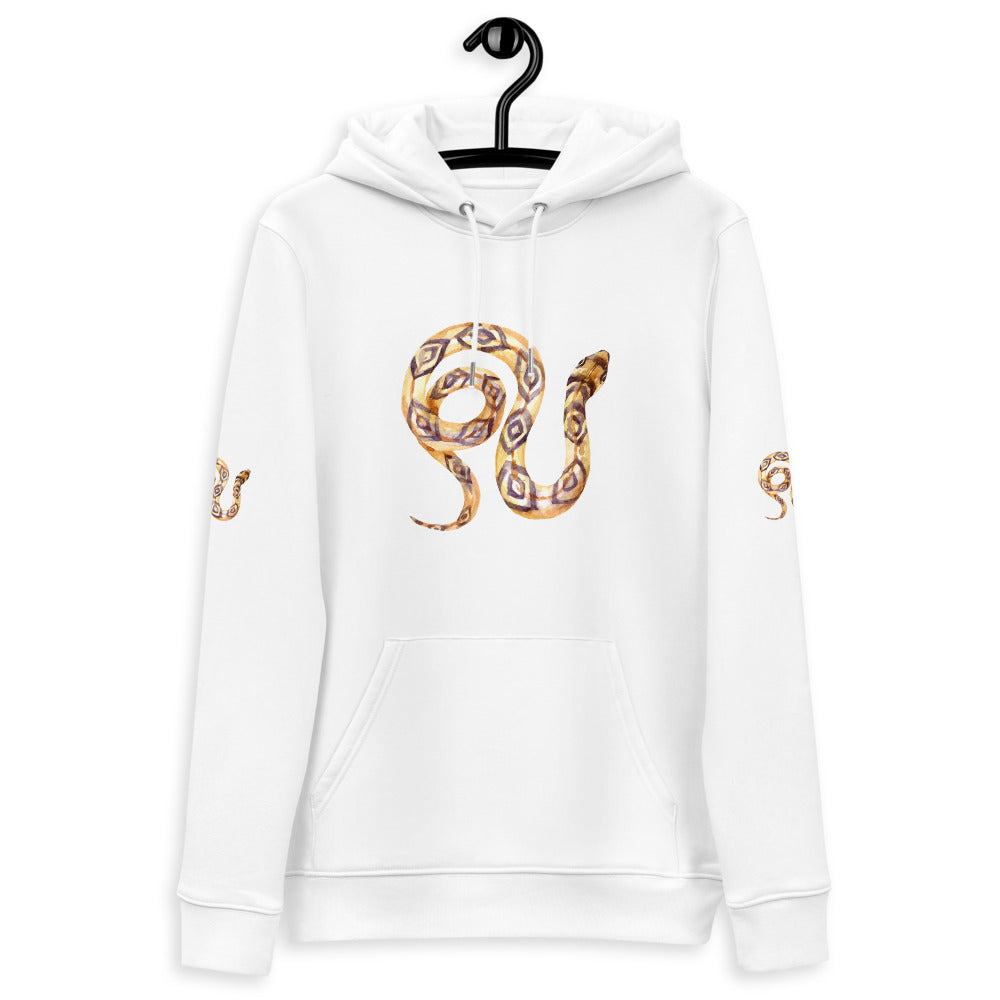 Comfortable Unisex Essential Eco Hoodie Snake Perfect for the Eco-Conscious Buyer