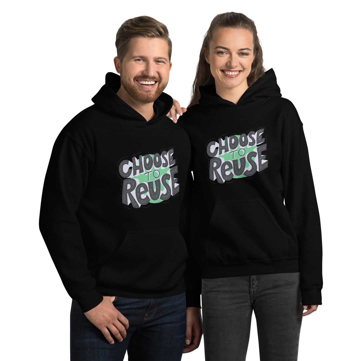 Unisex Essential Hoodie Choose to Reuse