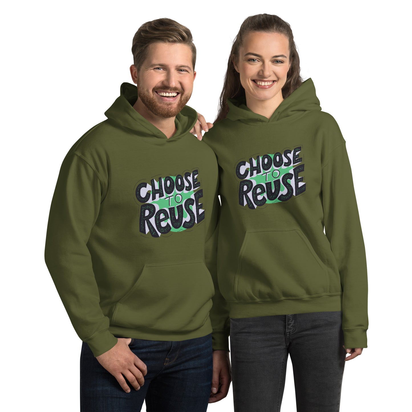 Unisex Essential Hoodie Choose to Reuse
