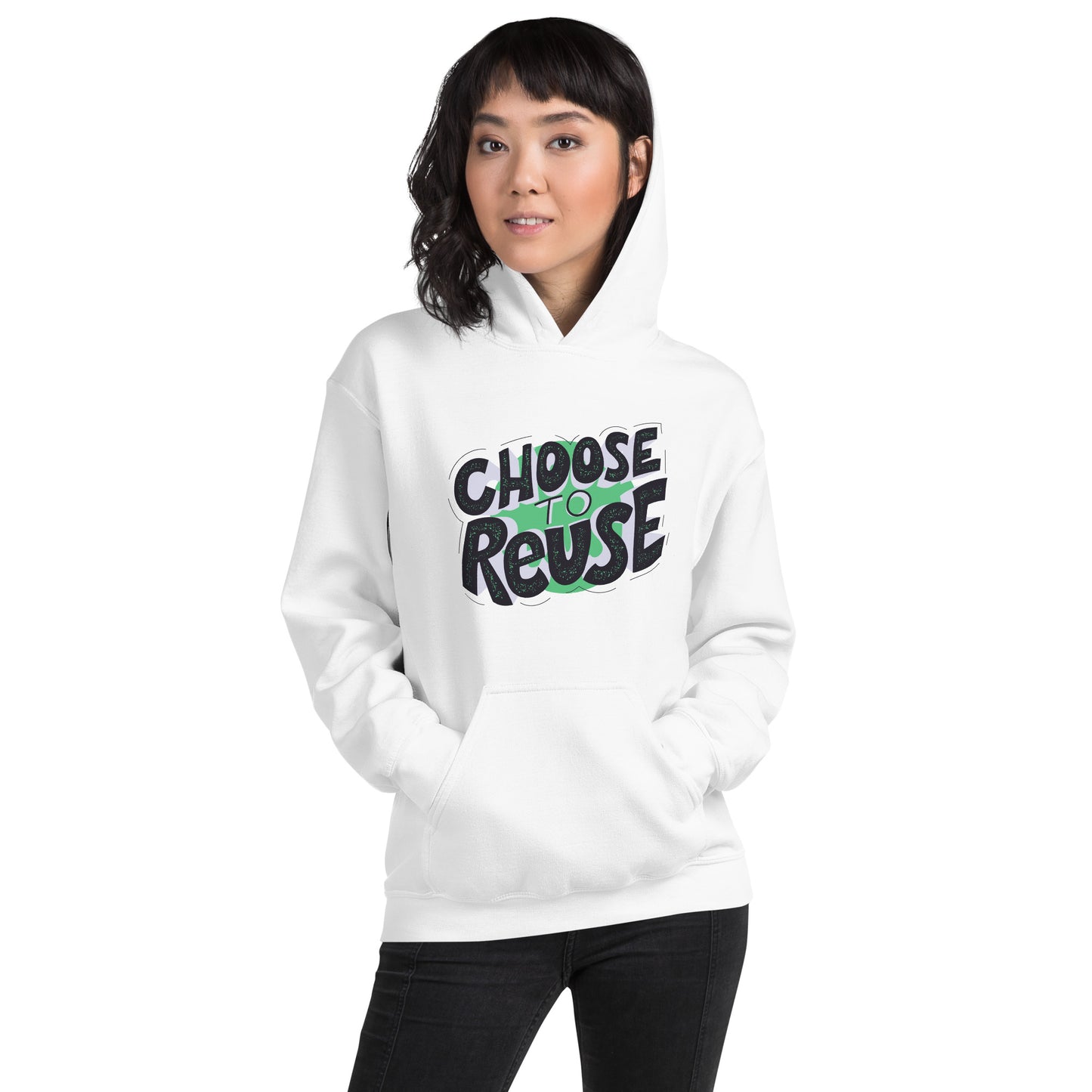 Unisex Essential Hoodie Choose to Reuse