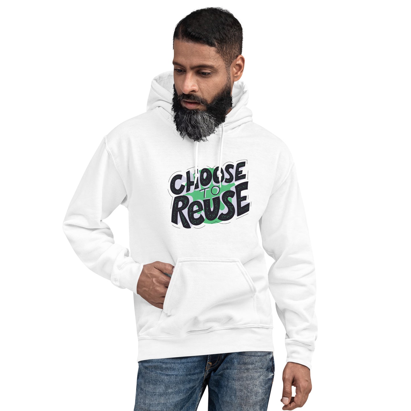 Unisex Essential Hoodie Choose to Reuse