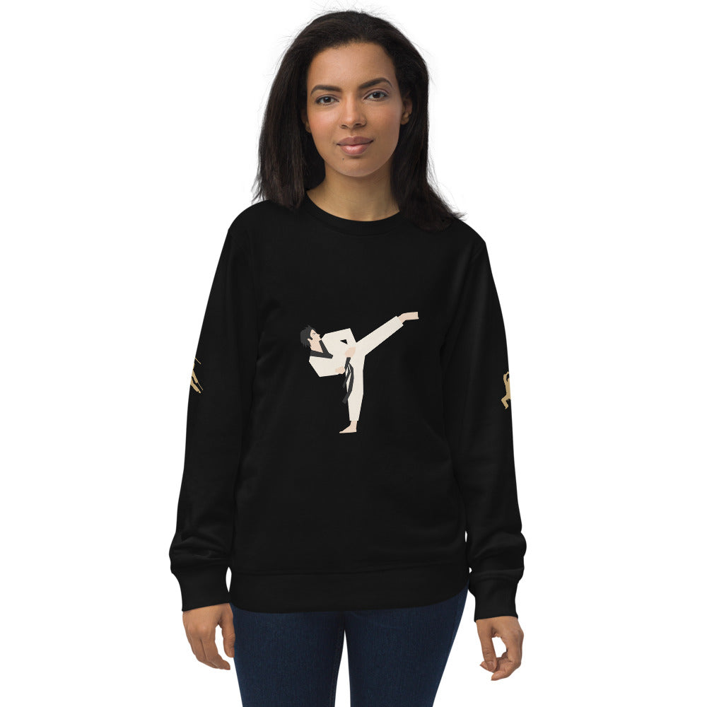 Martial Arts Dragon Unisex Organic Sweatshirt