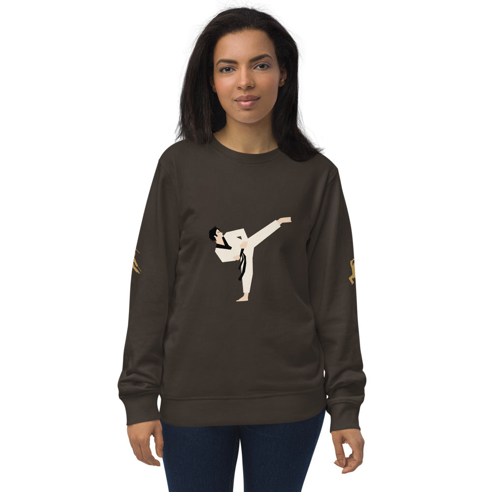 Martial Arts Dragon Unisex Organic Sweatshirt