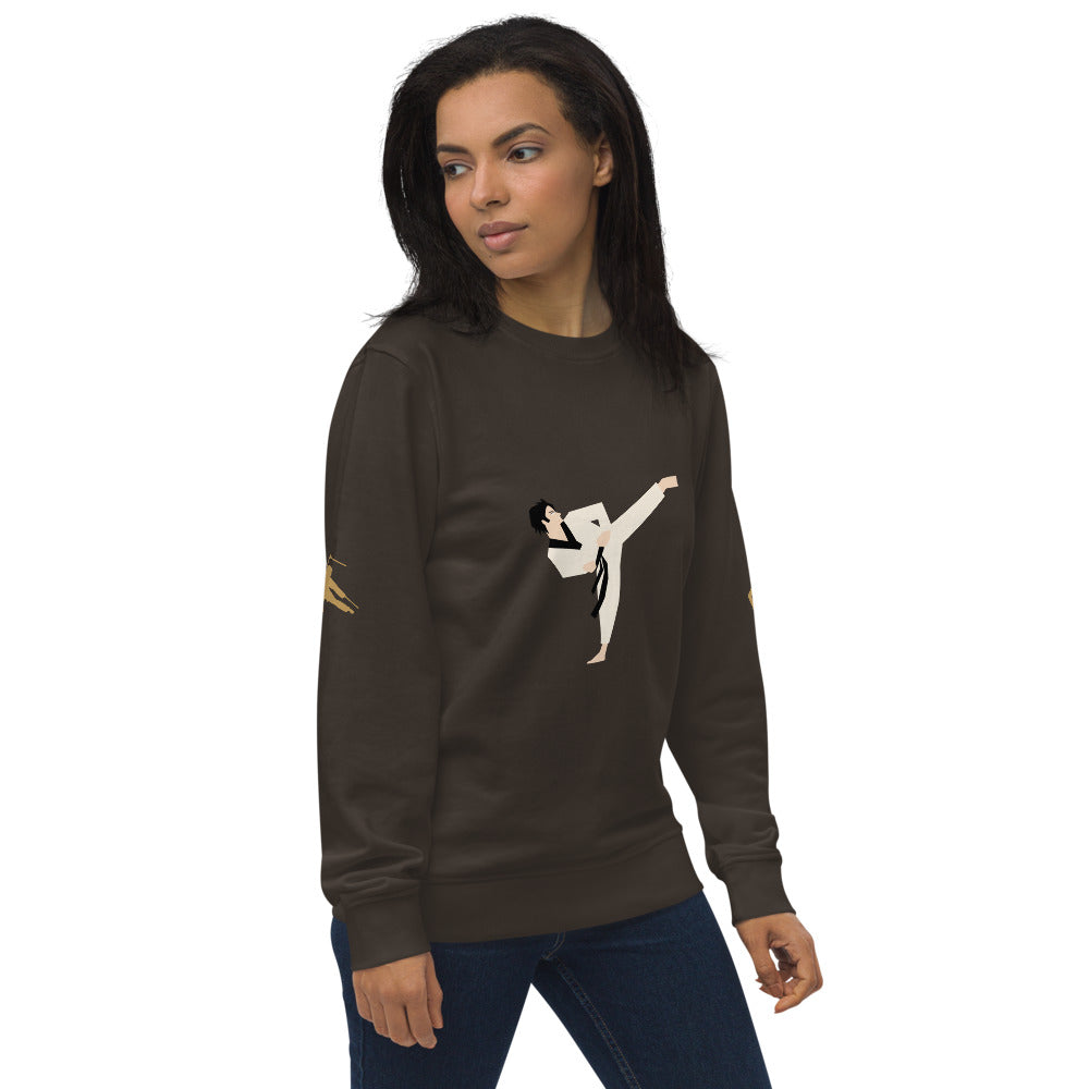 Martial Arts Dragon Unisex Organic Sweatshirt