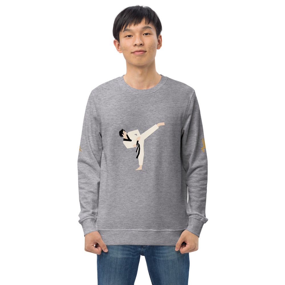 Martial Arts Dragon Unisex Organic Sweatshirt