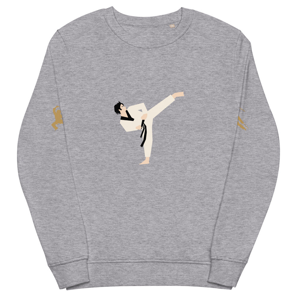 Martial Arts Dragon Unisex Organic Sweatshirt