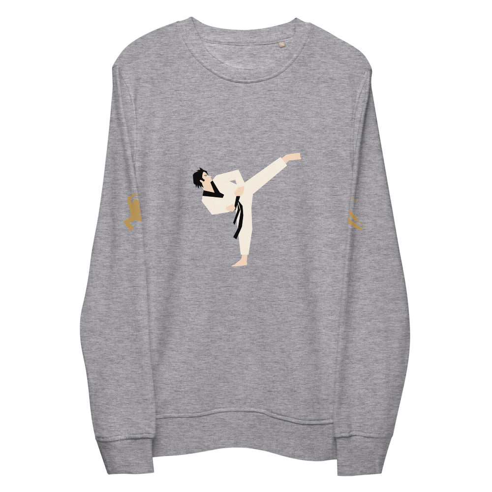Martial Arts Dragon Unisex Organic Sweatshirt