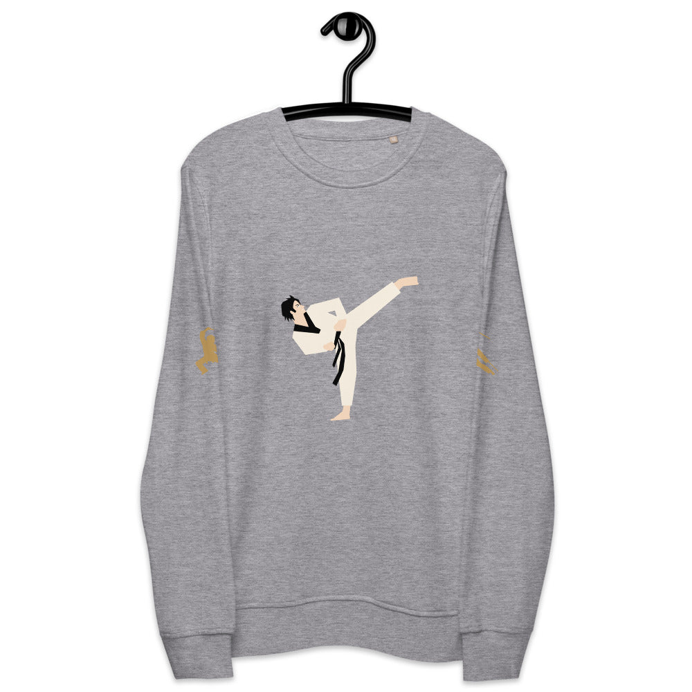 Martial Arts Dragon Unisex Organic Sweatshirt