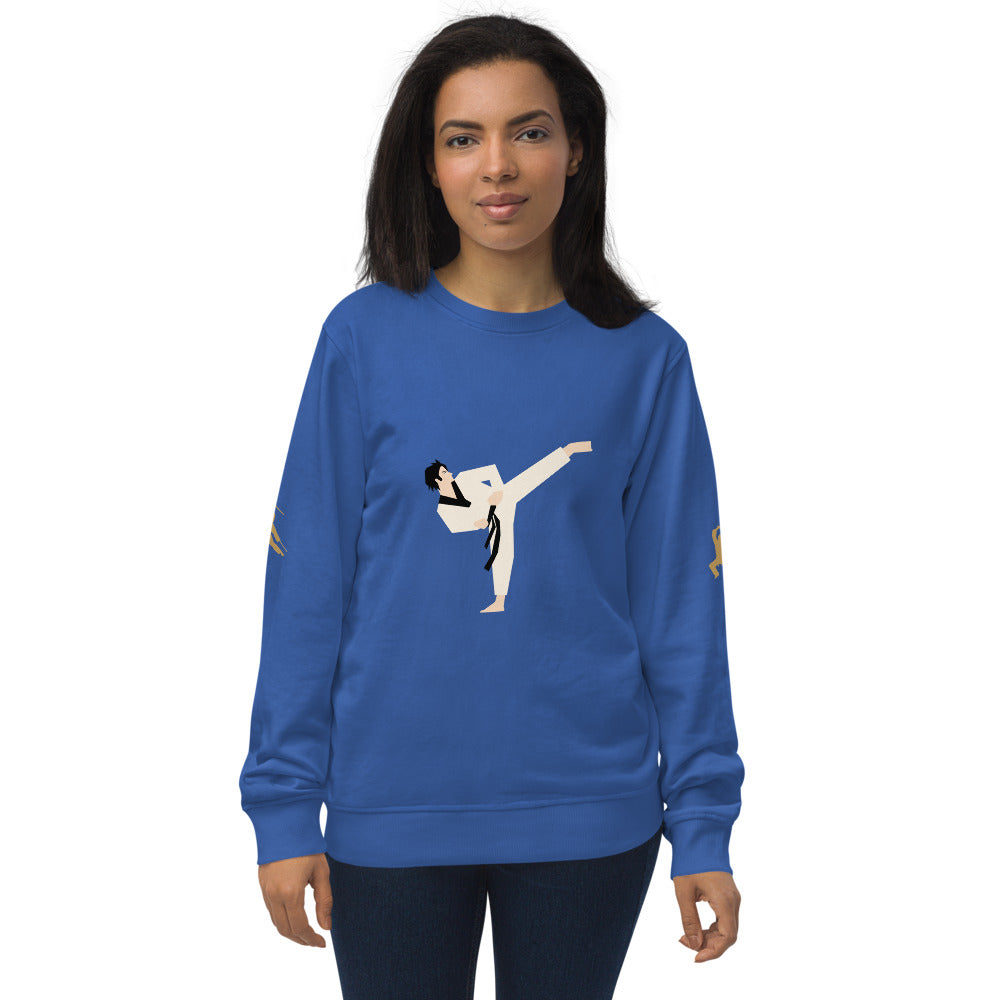 Martial Arts Dragon Unisex Organic Sweatshirt