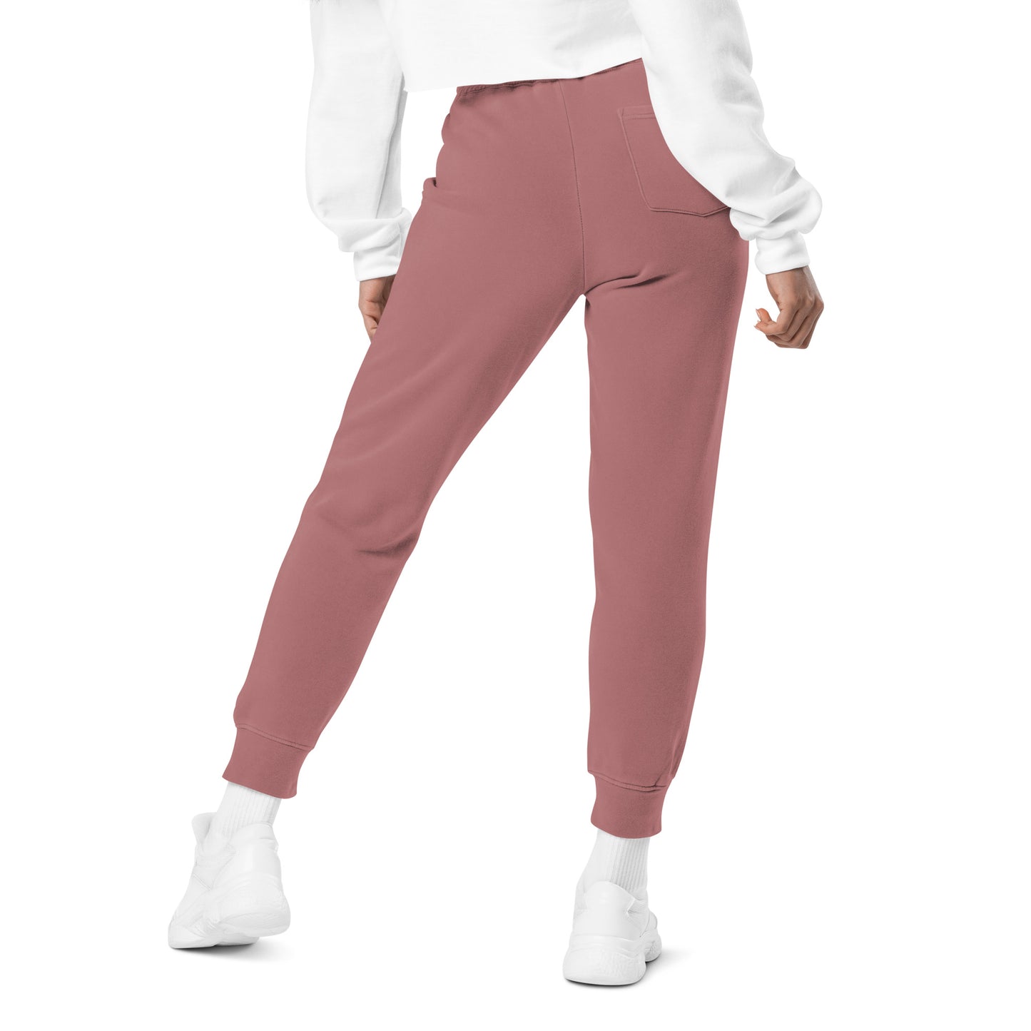 Unisex Embroidered Pigment Dyed Sweatpants Reduce Reuse Recycle