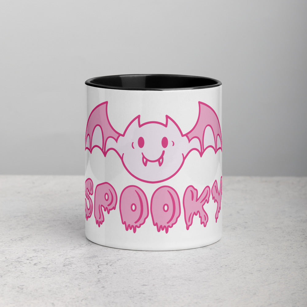 Spooky Pastel Halloween Mug with Colour Inside