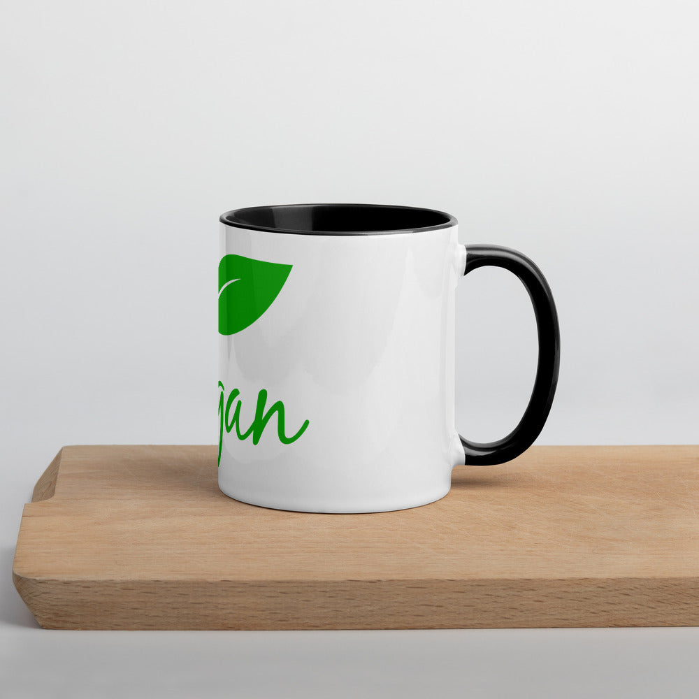 Travel Coffee Mug with Colour Inside. Vegan!