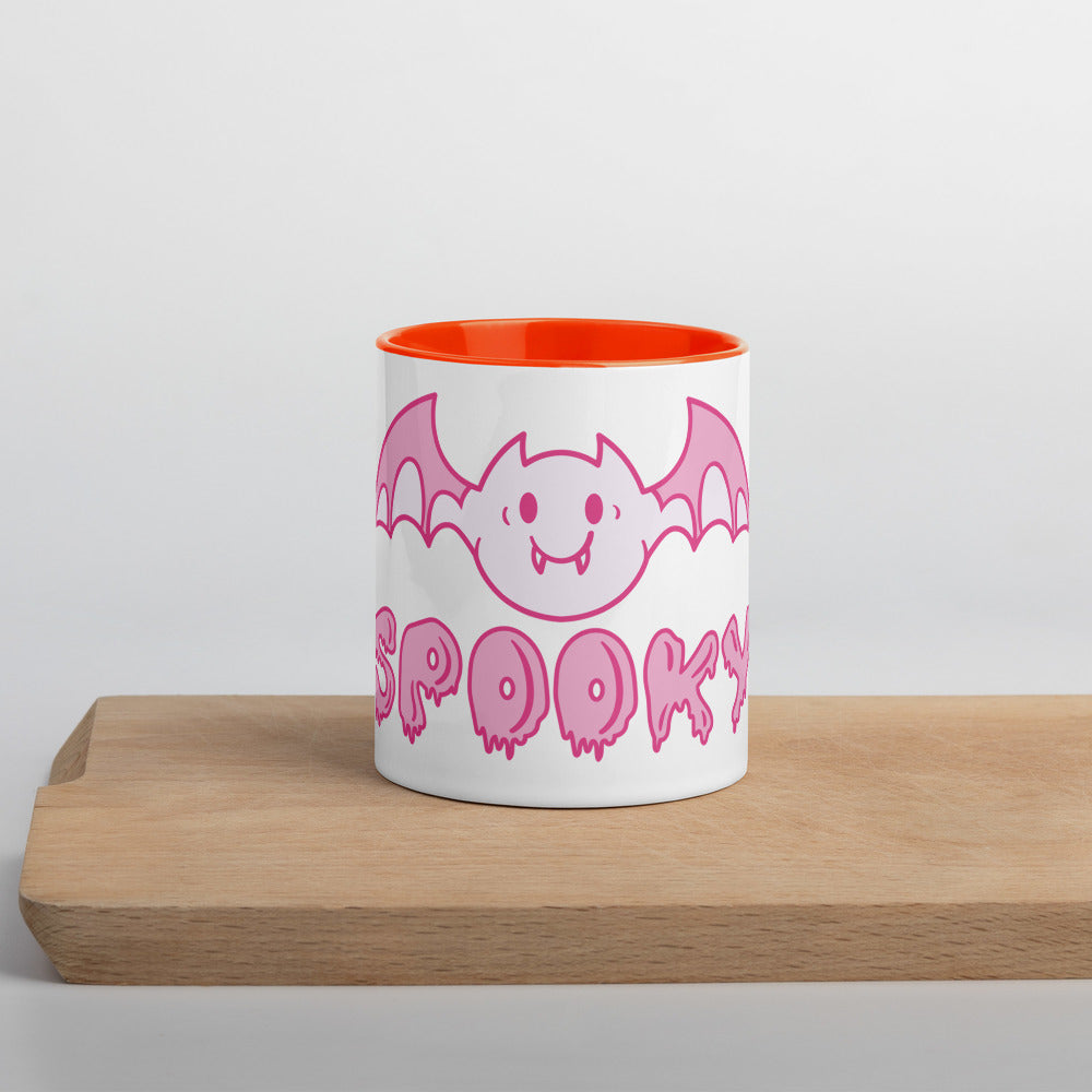 Spooky Pastel Halloween Mug with Colour Inside