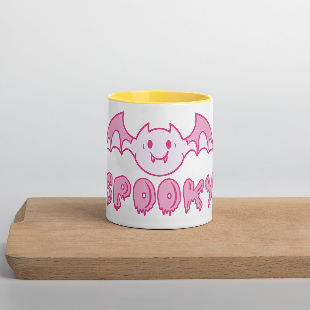 Spooky Pastel Halloween Mug with Colour Inside