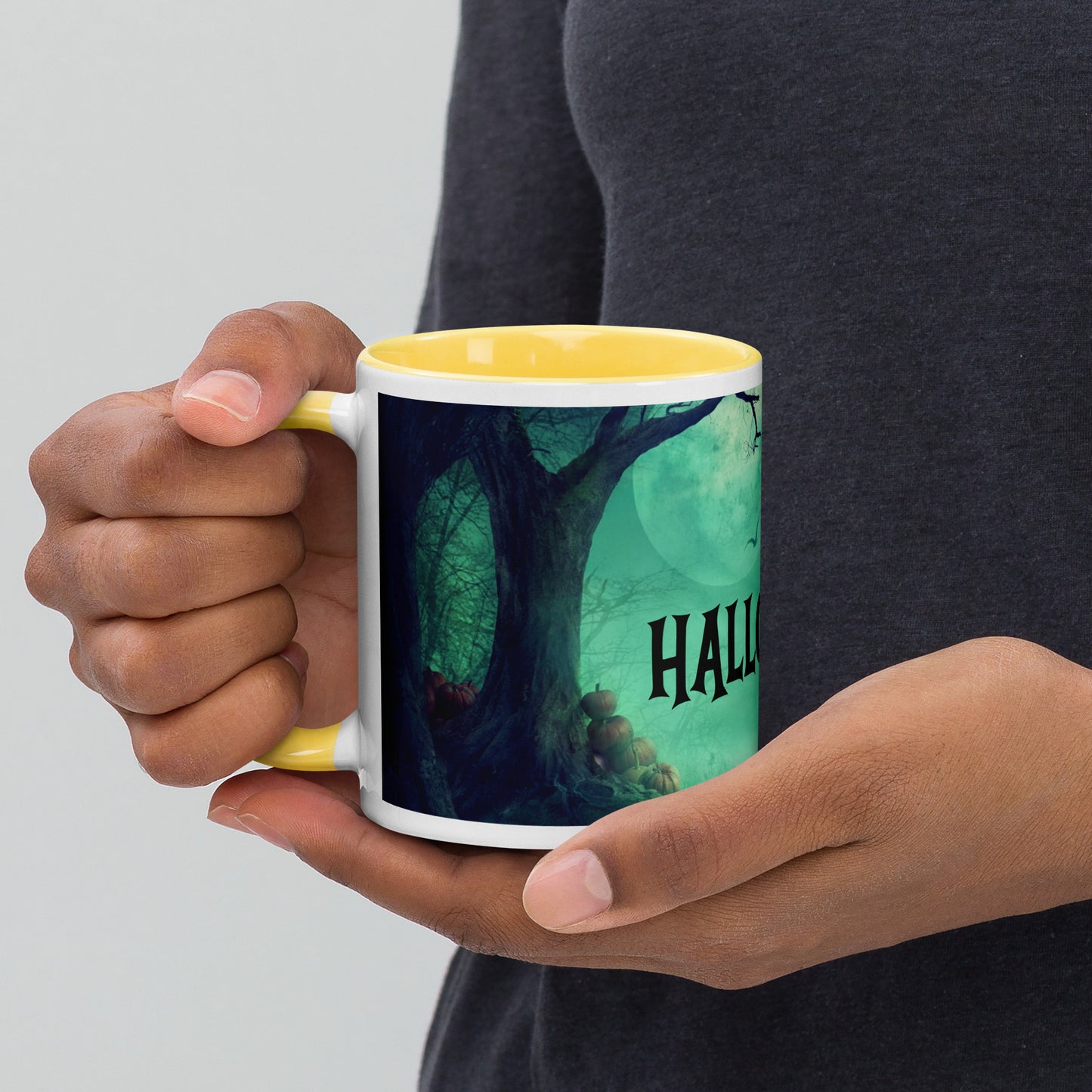 Halloween Design Mug with Colour Inside