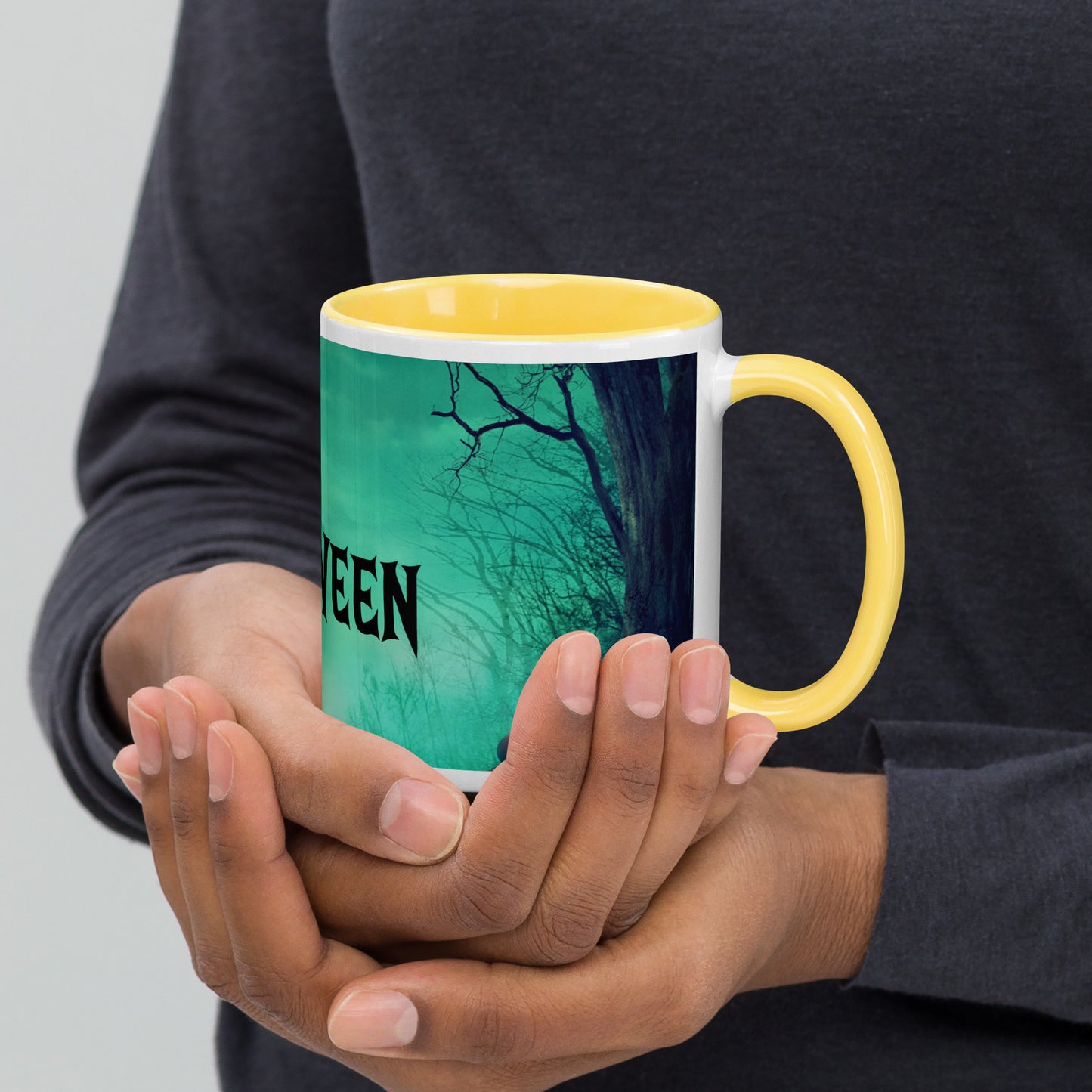 Halloween Design Mug with Colour Inside
