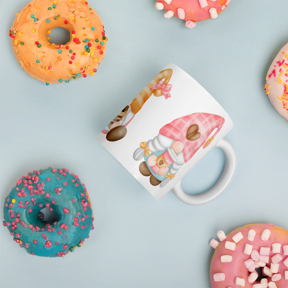 White Glossy Mug Coffee Lover Gift