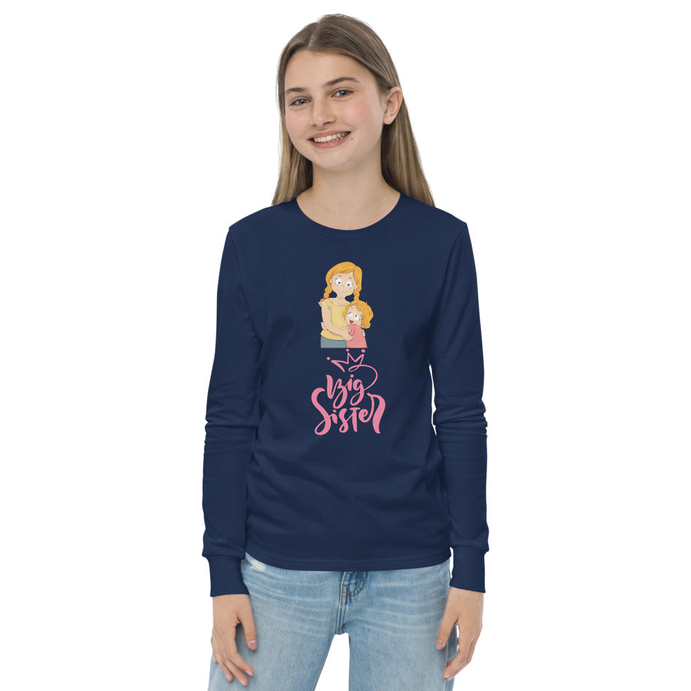 Comfortable Youth Long Sleeve Tee Big Sister