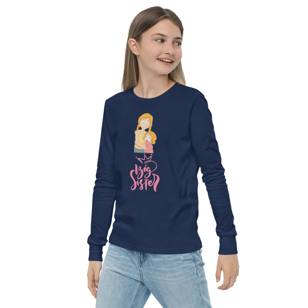 Comfortable Youth Long Sleeve Tee Big Sister