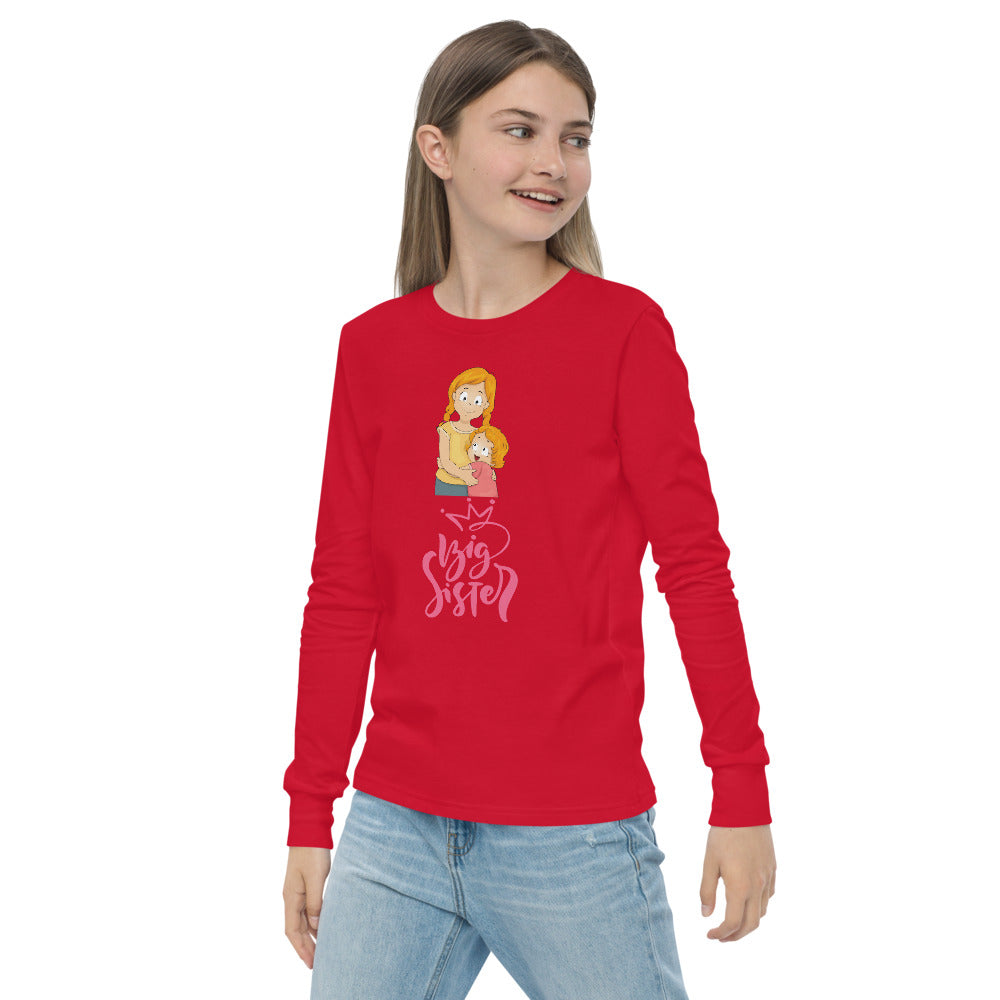 Comfortable Youth Long Sleeve Tee Big Sister